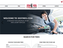 Tablet Screenshot of 305tires.com